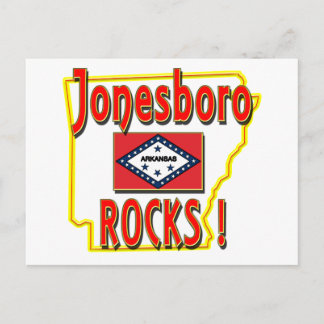 Postal ¡Jonesboro Rocks! (Rojo)