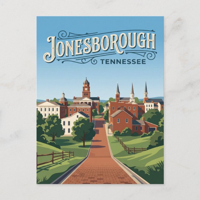 Postal Jonesborough EE. UU. (Anverso)
