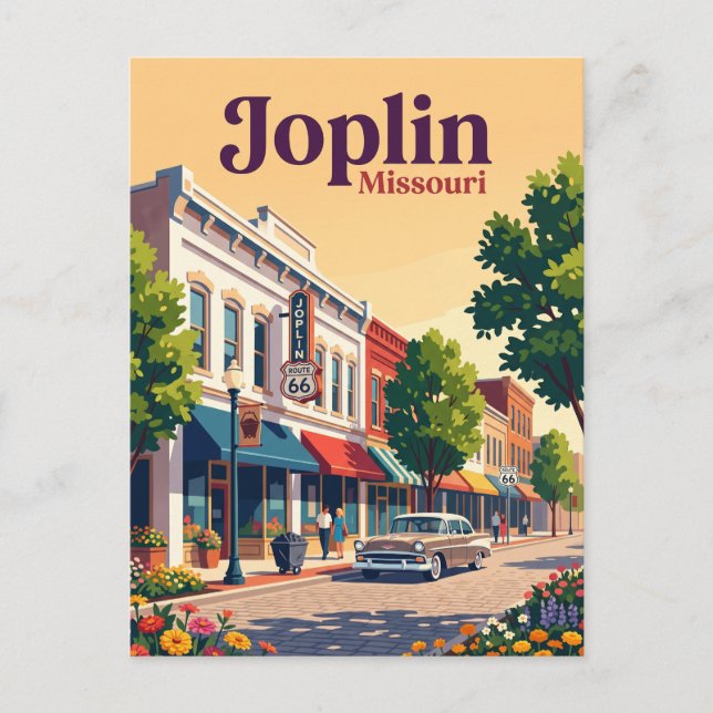 Postal Joplin, Misuri (Anverso)