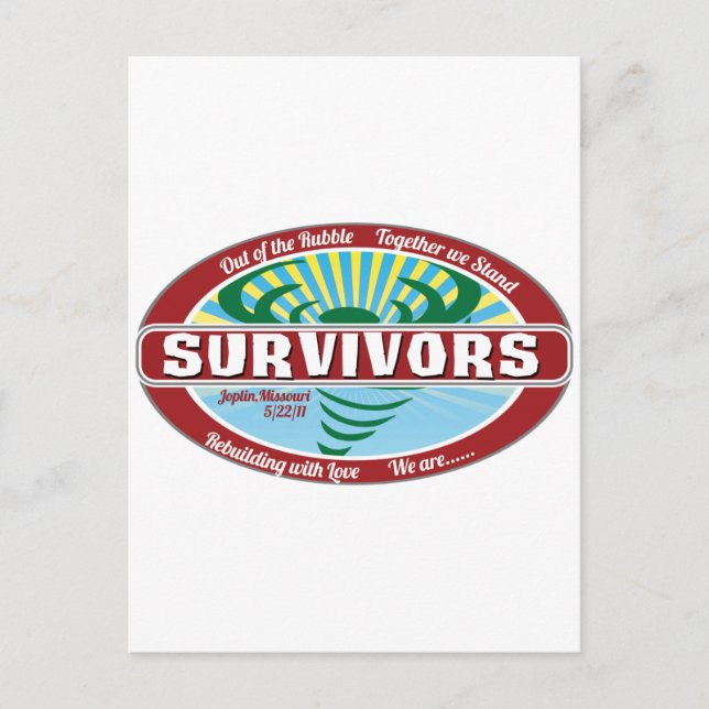 Postal Joplin Survivor (Anverso)