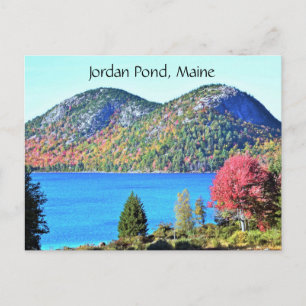 Postal Jordan Pond Maincard Postcard