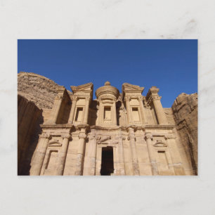 Postal Jordania, Petra, El Monasterio, Al Deir.