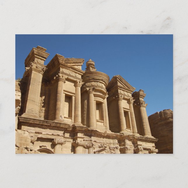 Postal Jordania, Petra, El Monasterio, Al Deir. 2 (Anverso)