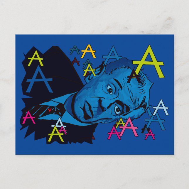 Postal Jorge Luis Borges (Anverso)