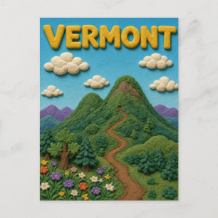 Postal Joroba de Camellos de Vermont Modern KLAYKOO