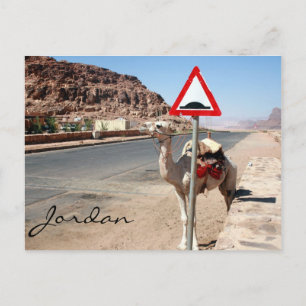 Postal joroba de velocidad del camello