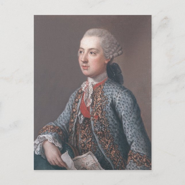 Postal José II Emperador Santo Romano y Rey de (Anverso)