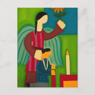 Postal Jose Maria y su Angel 2009