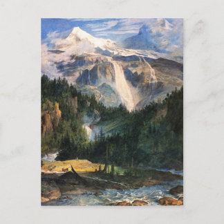 Postal Joseph Anton Koch, Schmadribach Wasserfall, 1822