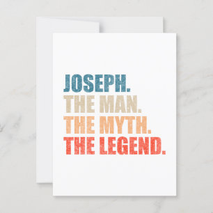 Postal Joseph El Hombre El Mito La Leyenda