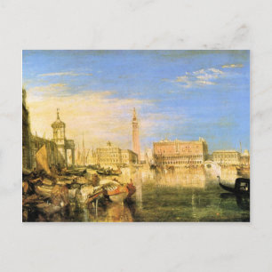 Postal Joseph Mallord Turner - Puente de suspiros - Venec