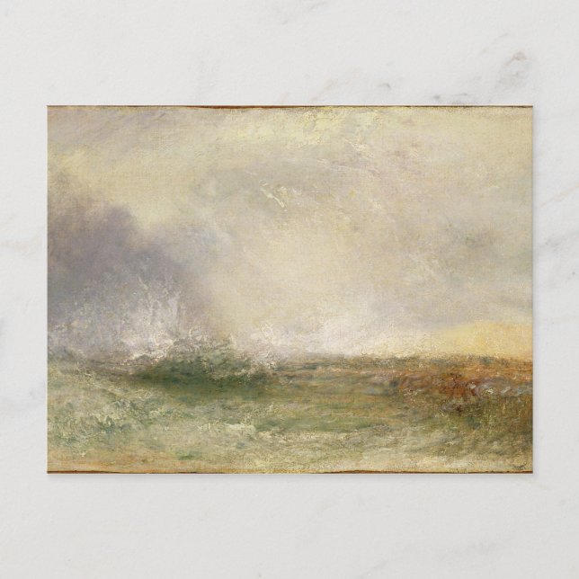 Postal Joseph Mallord William Turner | Desglose por mar d (Anverso)