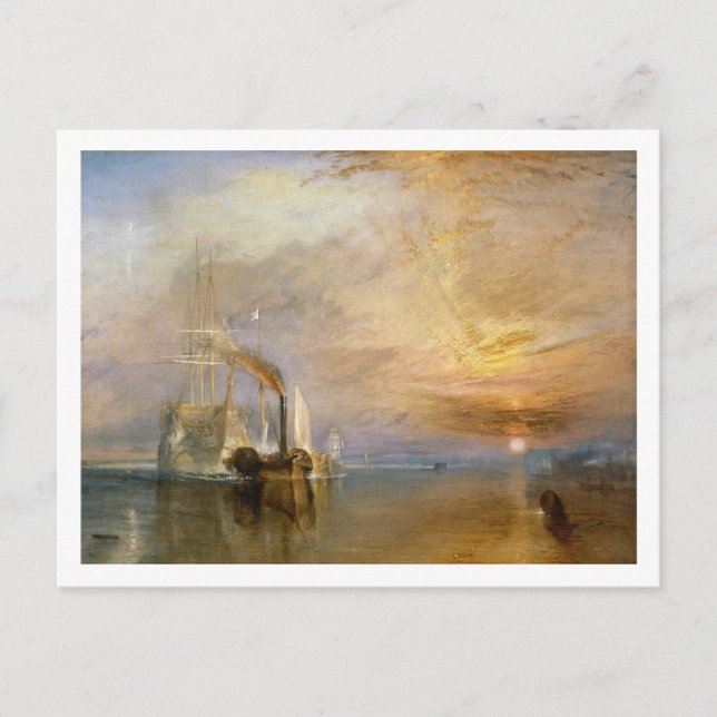 Postal Joseph Mallord William Turner | El ritmo de la luc (Anverso)