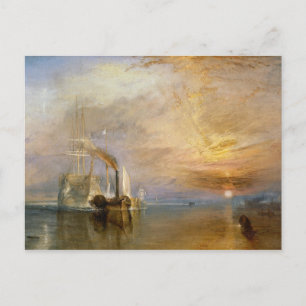 Postal Joseph Mallord William Turner   El tema de la luch
