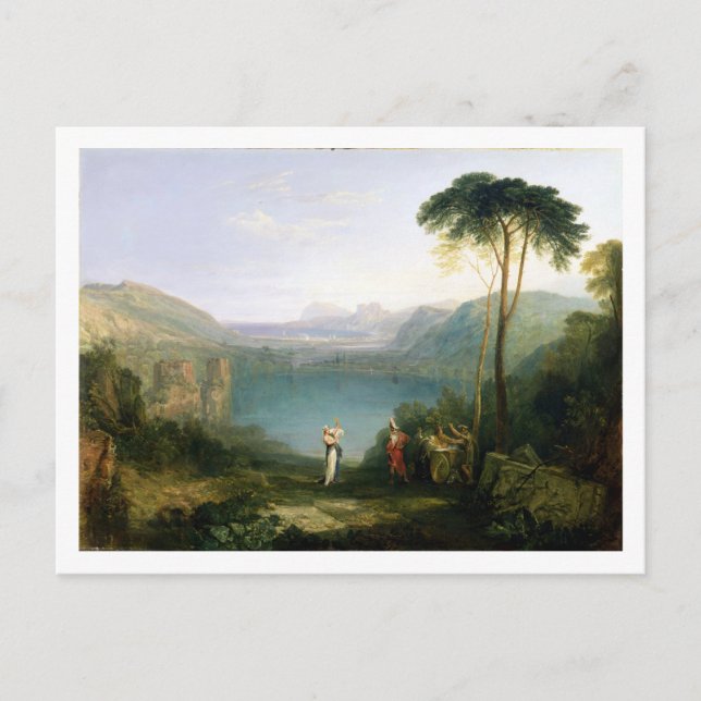Postal Joseph Mallord William Turner | Lago Avernus: Aene (Anverso)