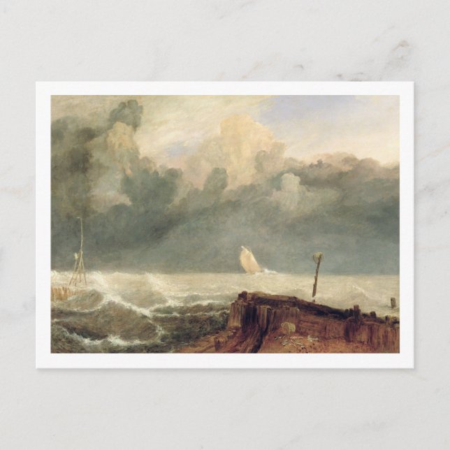 Postal Joseph Mallord William Turner | Port Ruysdael (pet (Anverso)