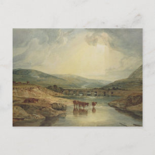 Postal Joseph Mallord William Turner   Puente sobre Estad