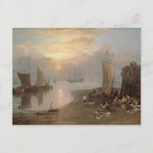 Postal Joseph Mallord William Turner Sol en ascenso