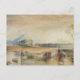 Postal Joseph Mallord William Turner - Sunset and Moonris