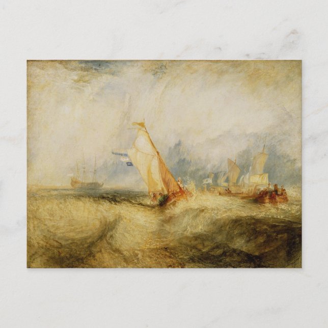 Postal Joseph Mallord William Turner | Van Tromp Going Ab (Anverso)