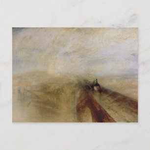 Postal Joseph Mallord William Turner Vapor de lluvia y