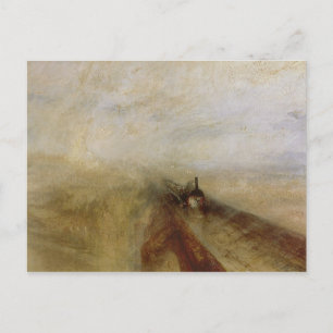 Postal Joseph Mallord William Turner   Vapor de lluvia y 