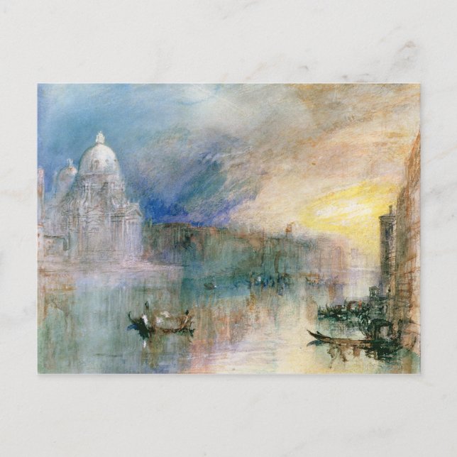 Postal Joseph Mallord William Turner | Venecia: Gran Cana (Anverso)
