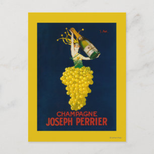 Postal Joseph Perrier Champagne Poster Promocional