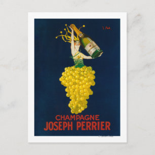 Postal Joseph Perrier Champagne Poster Promocional