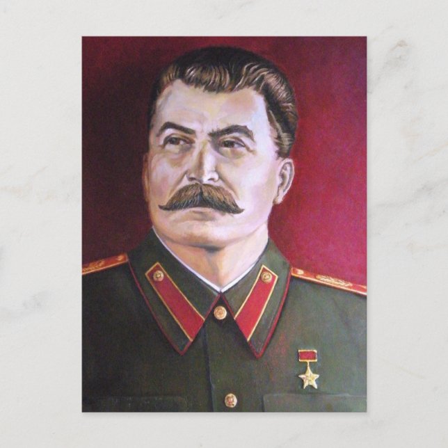 Postal Joseph Stalin (Anverso)