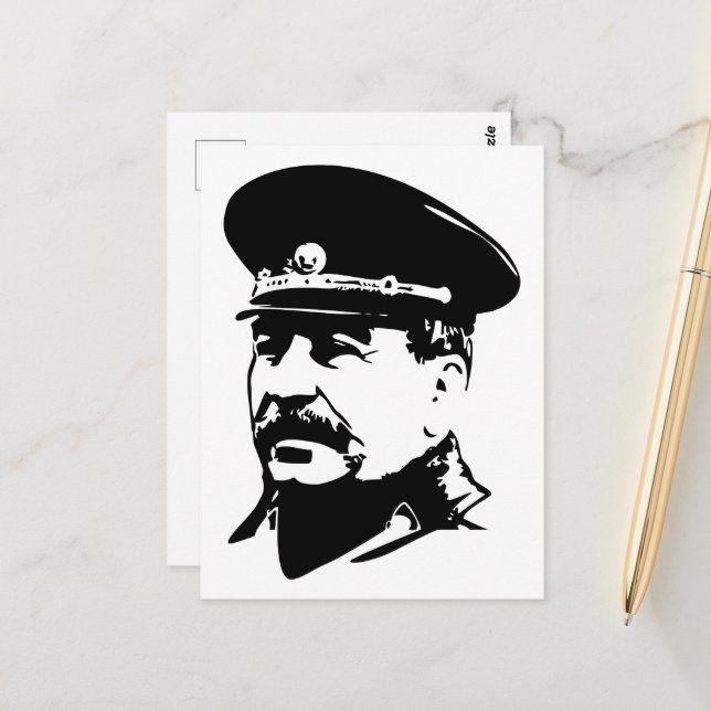 Postal Joseph Stalin, USSR, CCCP, Soviet Union, Communism (Anverso/Reverso In Situ)