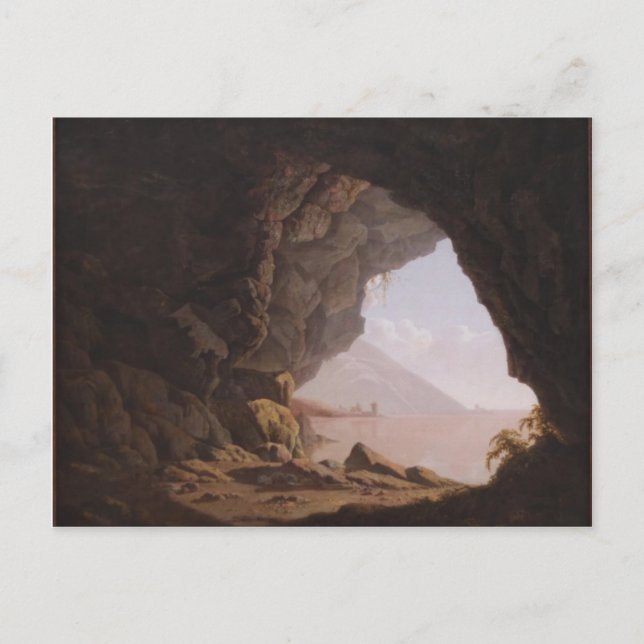 Postal Joseph Wright-Cavern, cerca de Nápoles (Anverso)