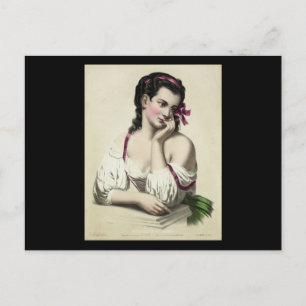 Postal Josephine Ducollet - Reverie, después de Fantin La