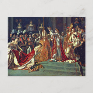 Postal Joséphine Se Arrodilla Antes De Napoleón Durante S