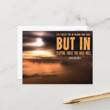 Josh Billings Cita Inspiradora "Jugar bien"