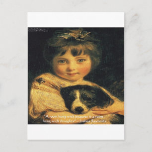 Postal Joshua Reynolds Señorita Bowles & Regalos & Tarjet