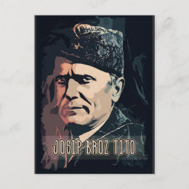 Postal Josip Broz Tito Presidente de Yugoslavia SFRJ