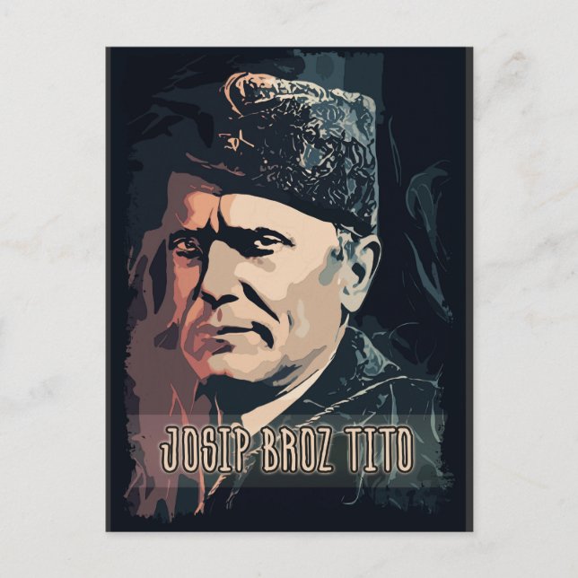 Postal Josip Broz Tito Presidente de Yugoslavia SFRJ (Anverso)