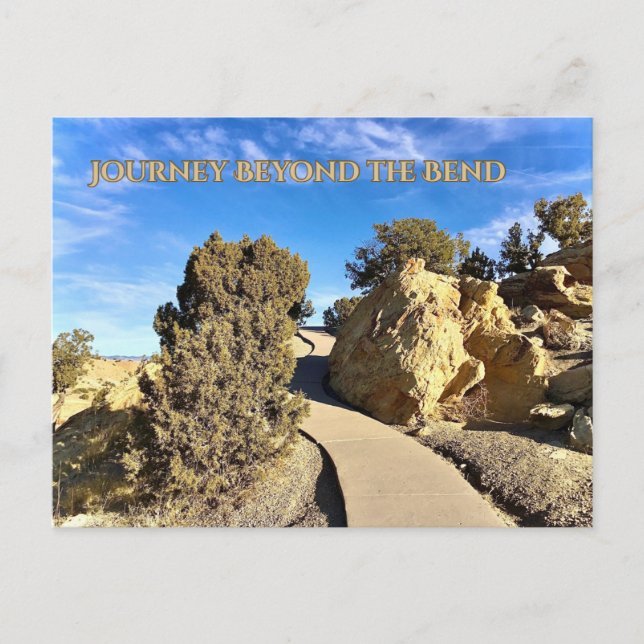 Postal Journey Beyond the Bend (Anverso)