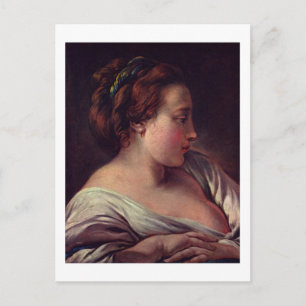 Postal Joven Chica Jeune filme de Francois Boucher