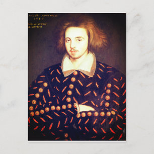 Postal Joven Christopher Marlowe Postcard