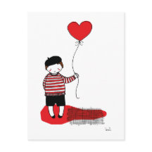Joven con globo