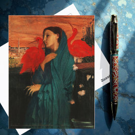 Postal Joven con ibis de Edgar Degas Postcard