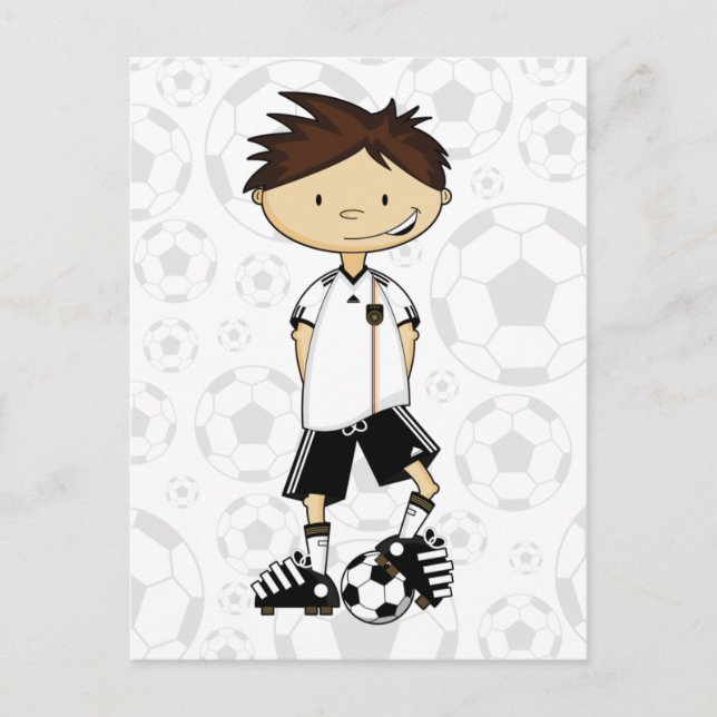 Postal Joven de la Copa Mundial de Fútbol de Alemania (Anverso)