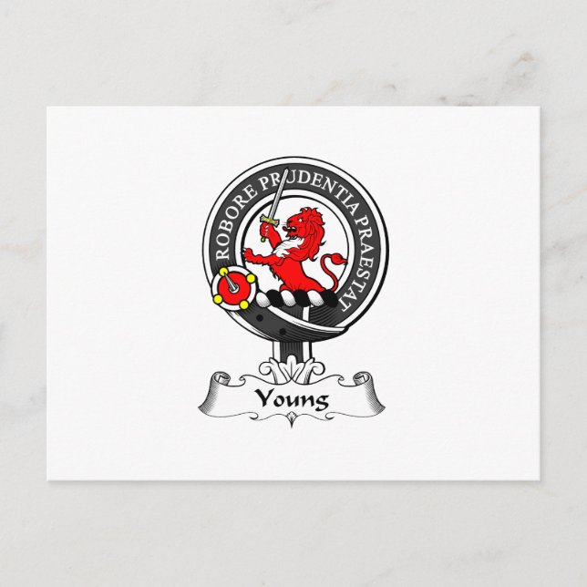 Postal Joven Escudo de Clan (Anverso)
