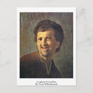 Postal Joven Riéndose Por Círculo De Rembrandt