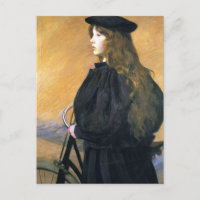 Jóvenes ciclistas por Lilla Cabot Perry
