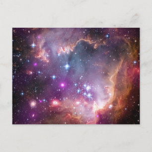 Postal Jóvenes estrellas en la pequeña nube de Magallanes