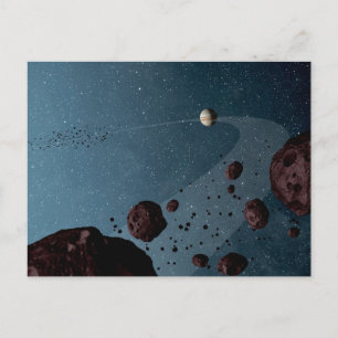 Postal Jovian Trojans Asteroides.