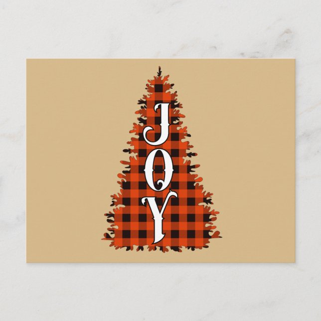 Postal Joy Christmas Tree (Anverso)